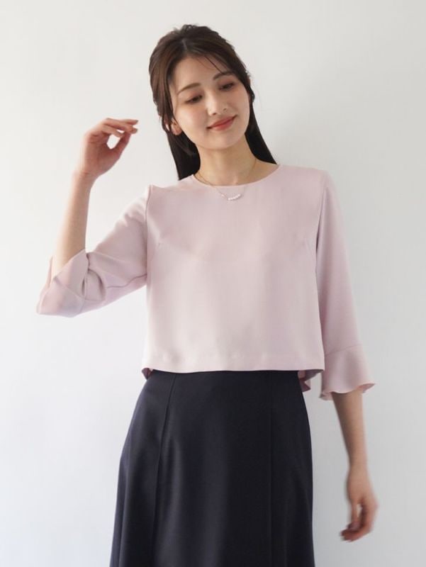 【訳あり】フレンチキスブラウス(615500/ホワイト/7号)|【WEB限定】訳ありセール