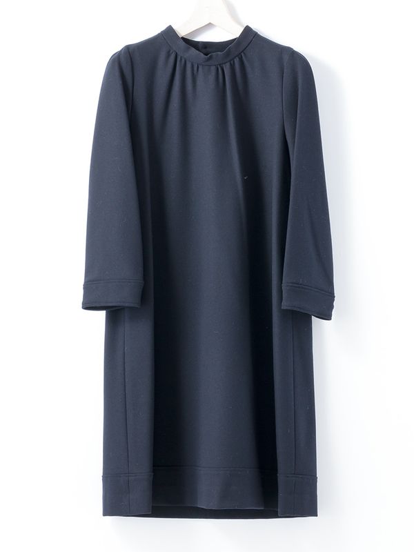 【50%OFF】T/R両面起毛 Ａラインワンピース