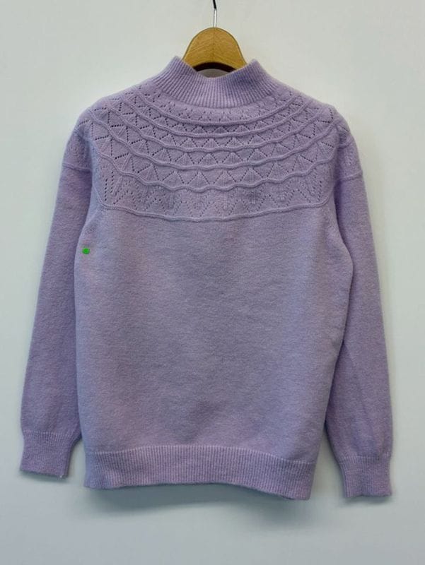 【訳あり】ニット(513023/パープル/フリーサイズ)
