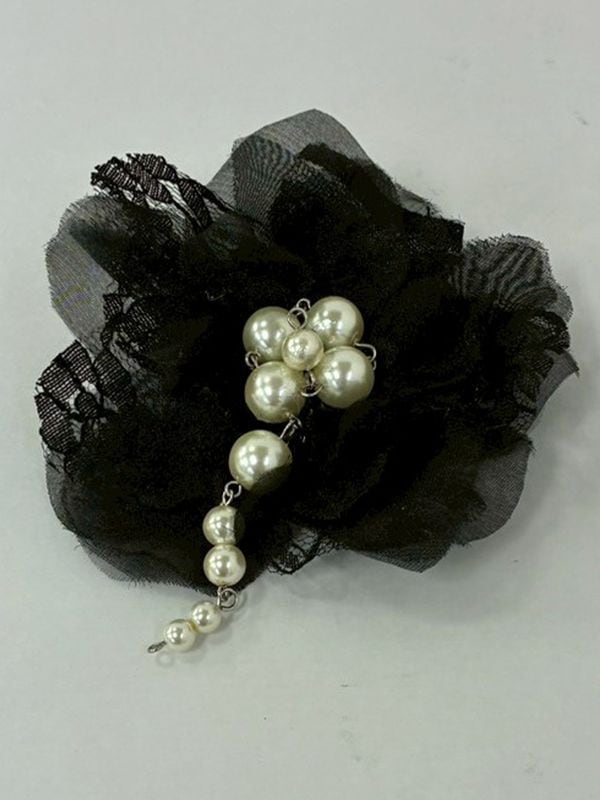 【訳あり】コサージュ(50002/ブラック)