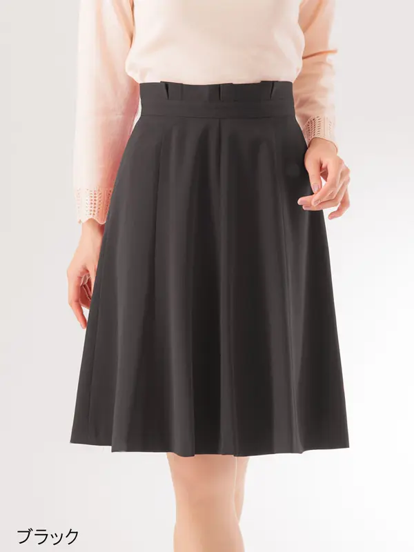 ソリビアハギフレアースカート（ブラック・ネイビー）