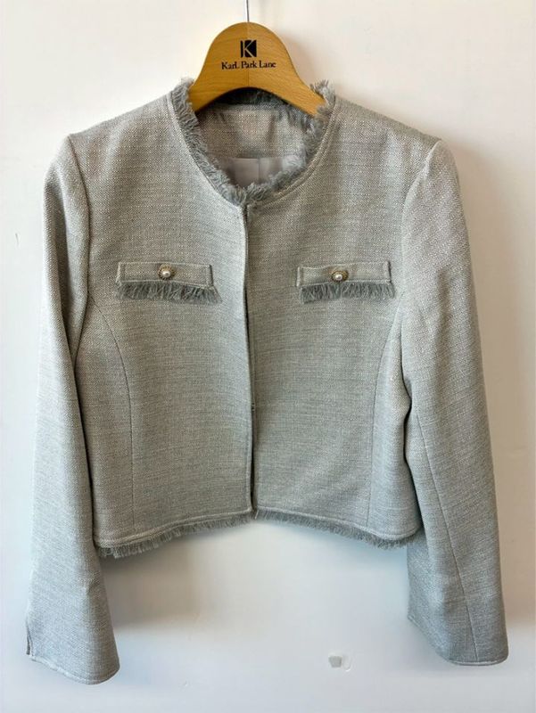 【訳あり】ジャケット(717008/グレー/5号)