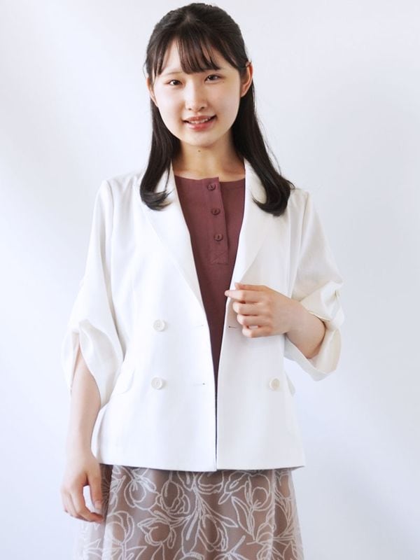 大人オックスハーフスリーブジャケット