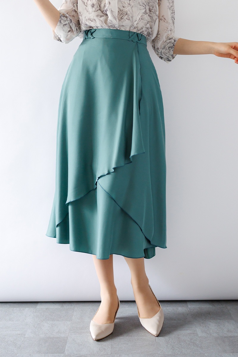 フィブリルシャンブレーフレアースカー