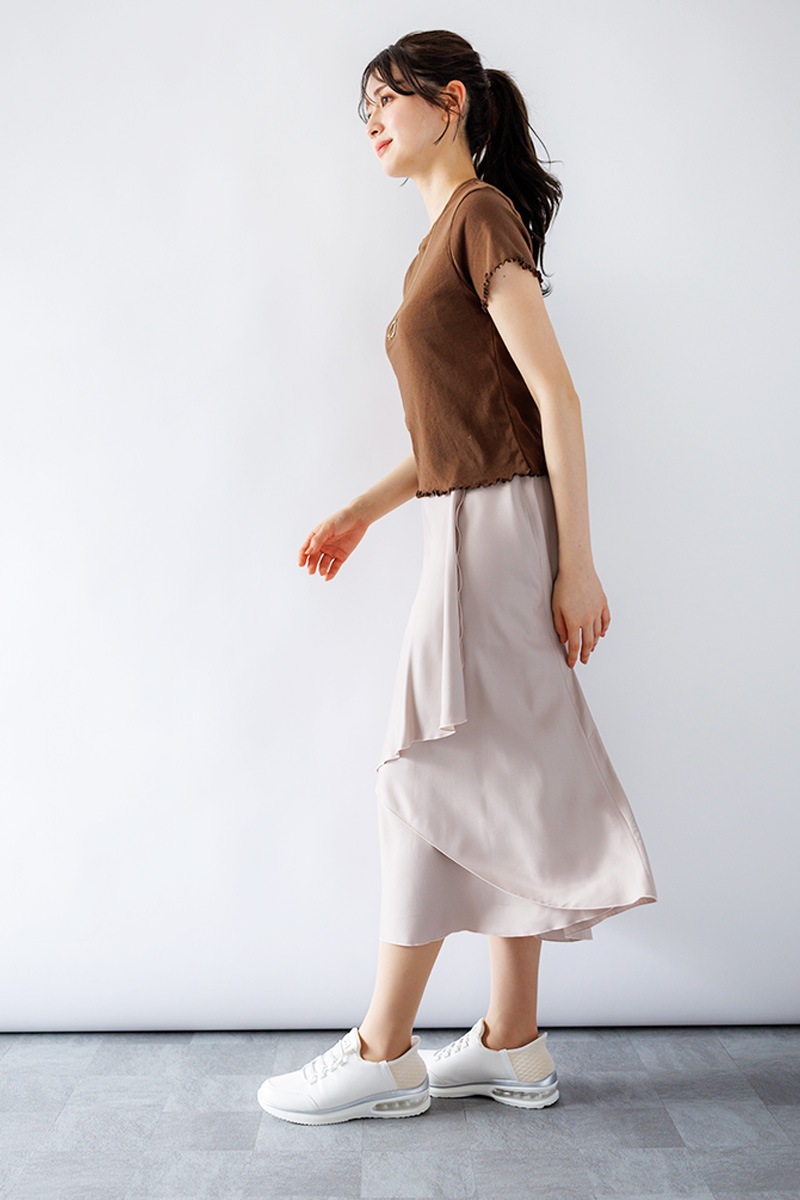 フィブリルシャンブレーフレアースカー