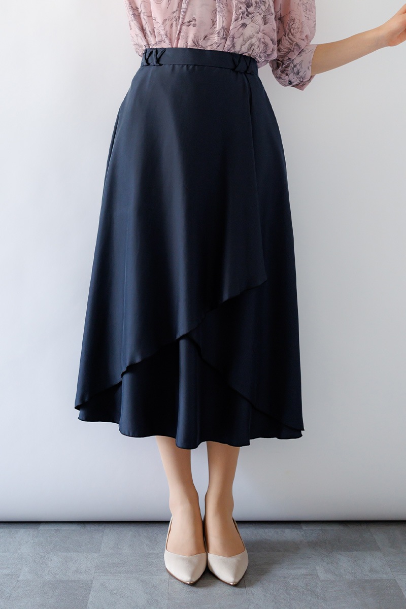 フィブリルシャンブレーフレアースカー