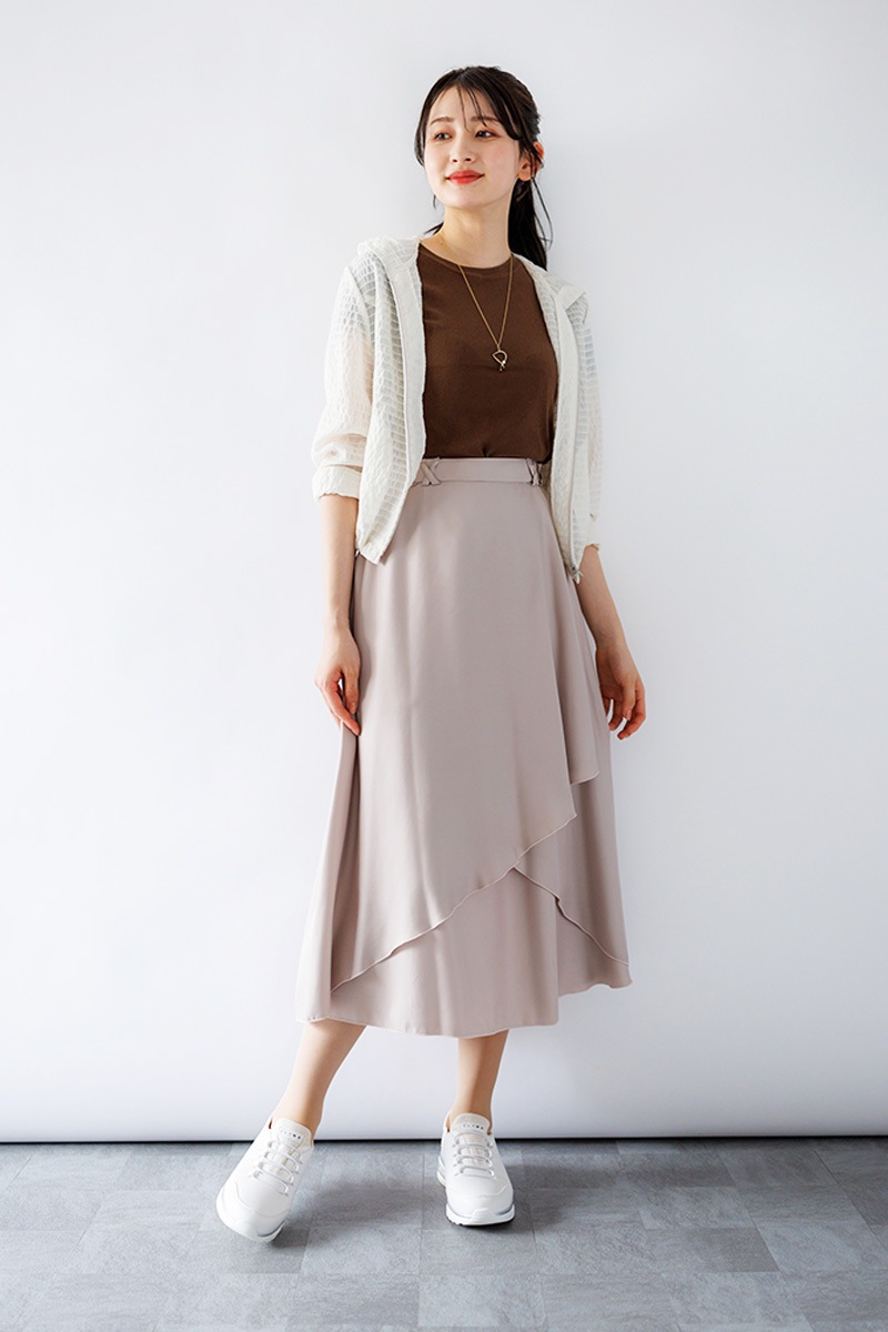 フィブリルシャンブレーフレアースカー