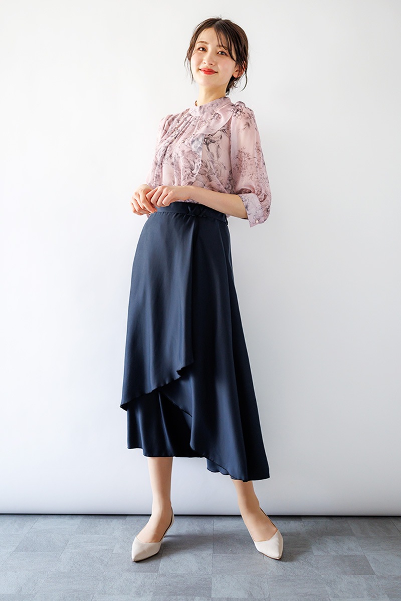 フィブリルシャンブレーフレアースカー