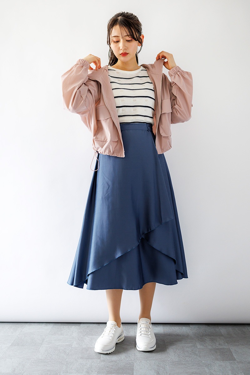 フィブリルシャンブレーフレアースカー