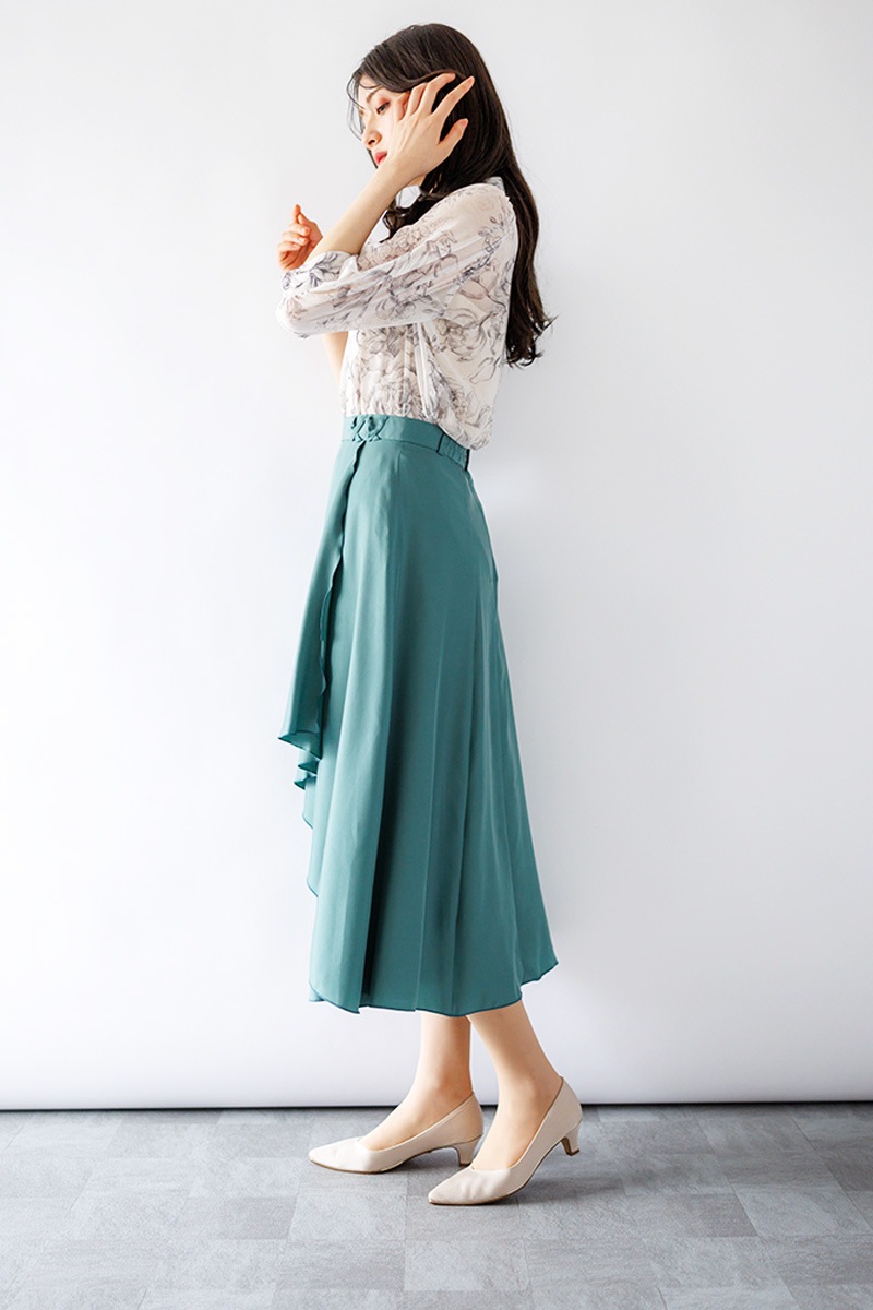 フィブリルシャンブレーフレアースカー