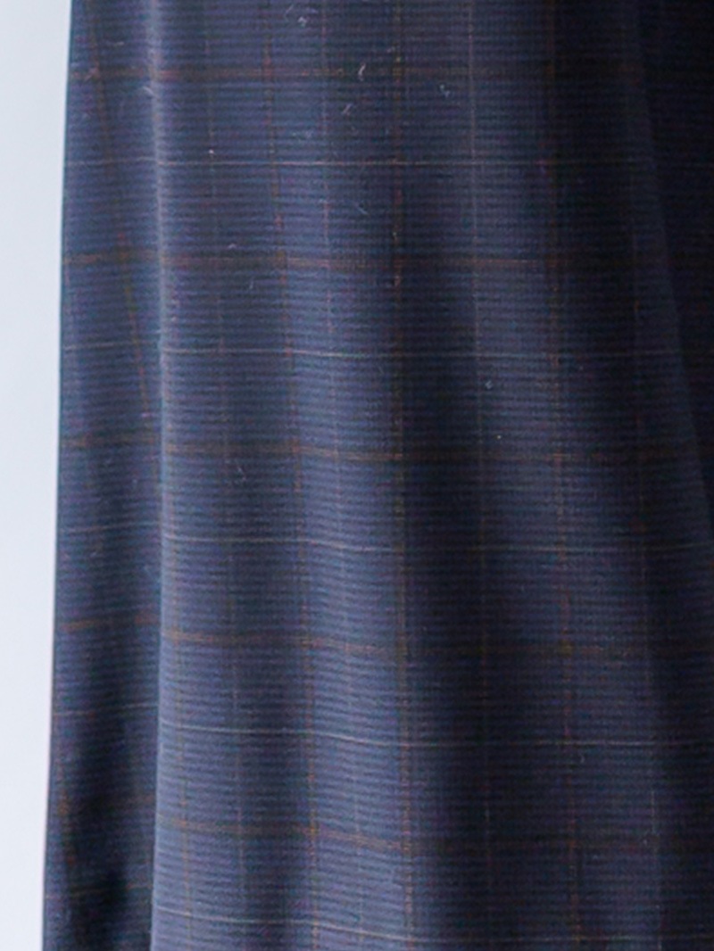 チェック深Ｖあきジャンスカ