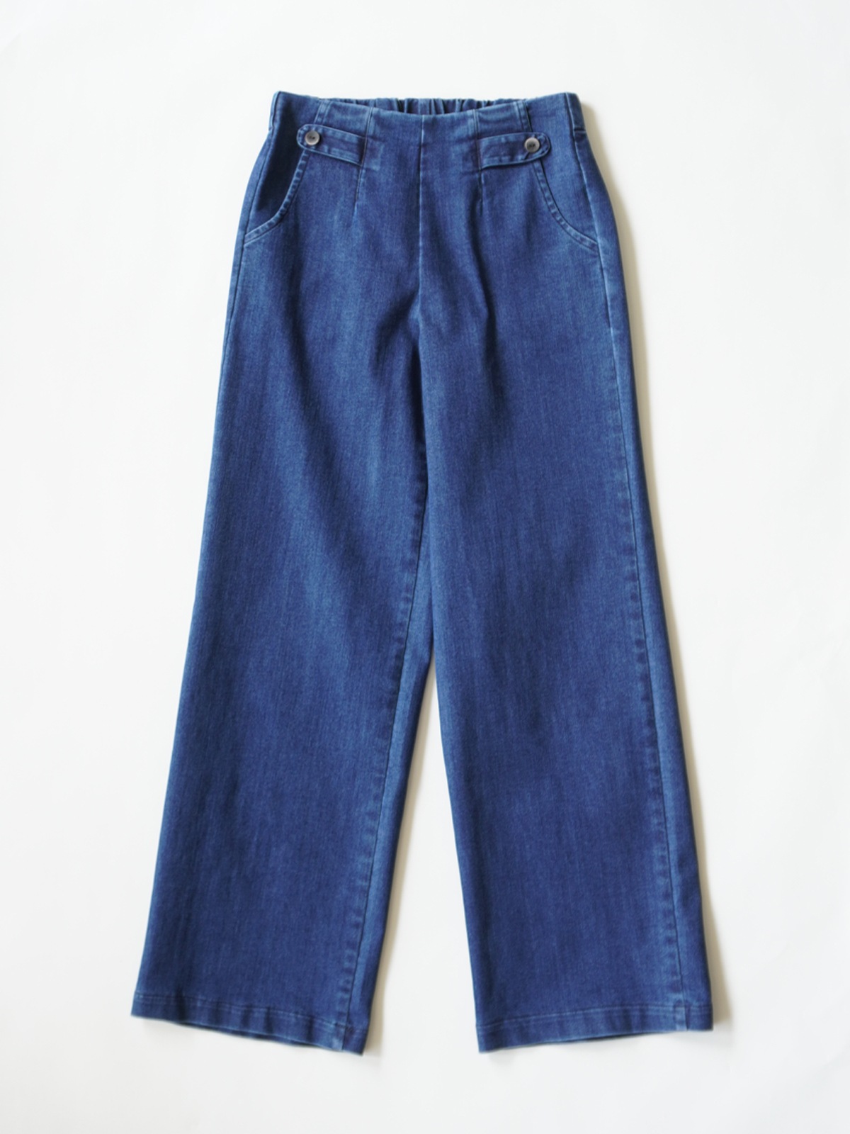 ★おすすめSALEアイテム★【50%OFF】ウエストタブ付太パンツ
