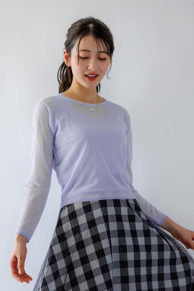 ﾄﾞｯﾄｼﾞｬｶﾞｰﾄﾞﾌﾟﾙｵｰﾊﾞｰ×ﾀﾝｸ丸首ｱﾝｻﾝﾌﾞﾙ