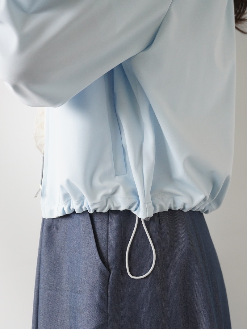 【20％OFF】メリルハイテンション立衿ブルゾン