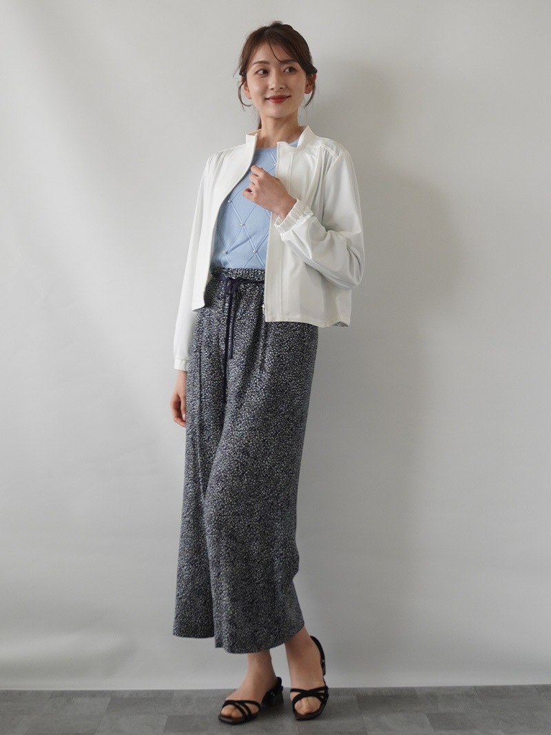【20％OFF】メリルハイテンション立衿ブルゾン