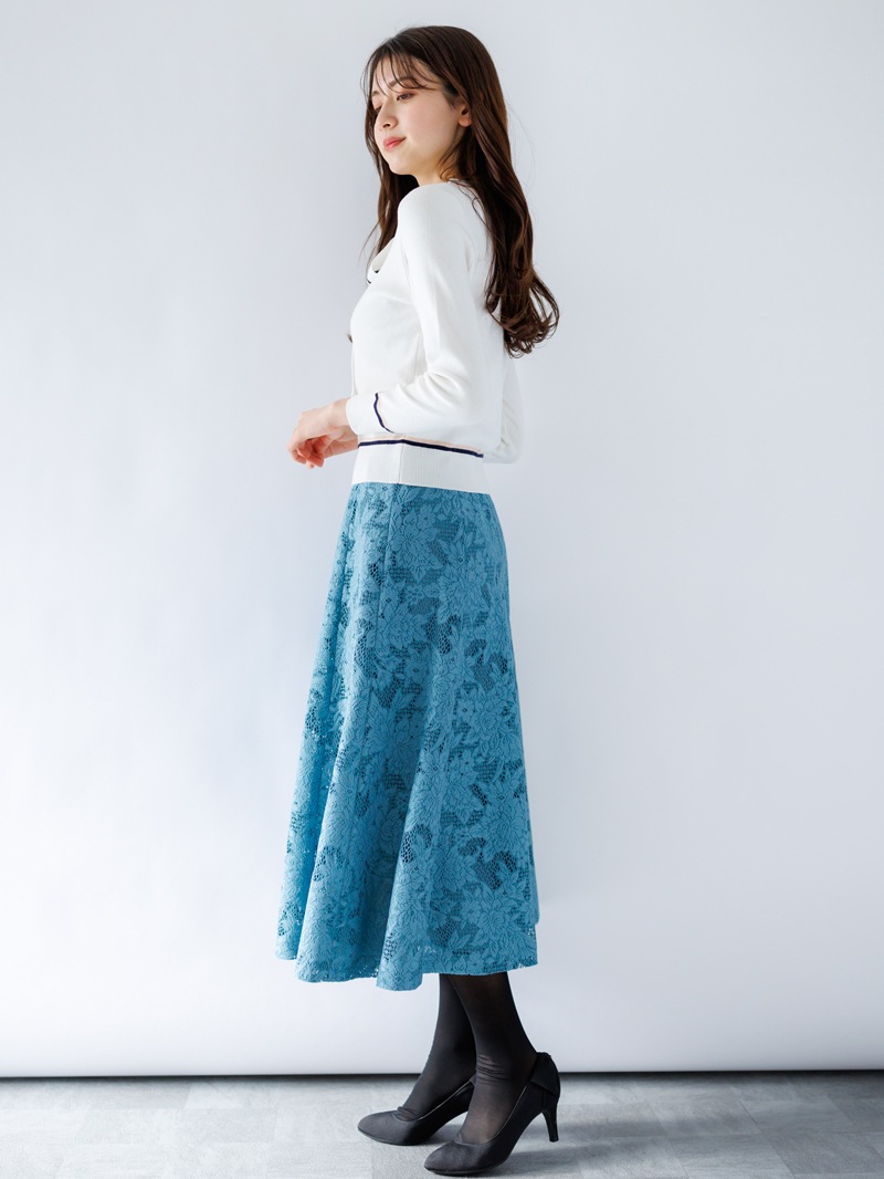 【70％OFF】配色ボウタイニット