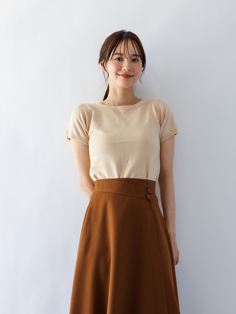 【50%OFF】丸首天竺アンサンブル