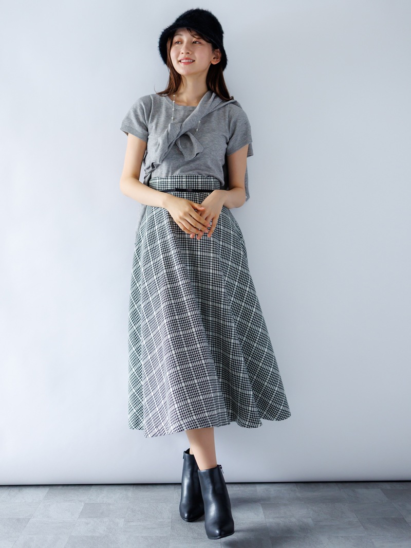 【50%OFF】丸首天竺アンサンブル