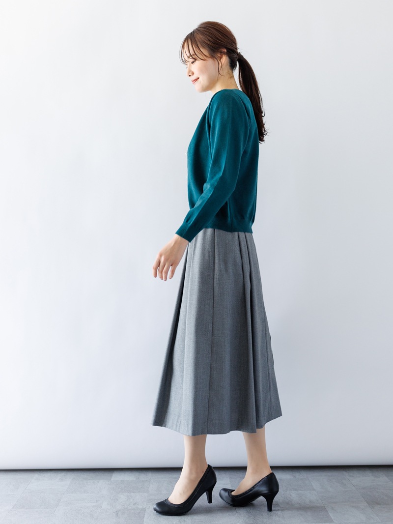 【50%OFF】丸首天竺アンサンブル