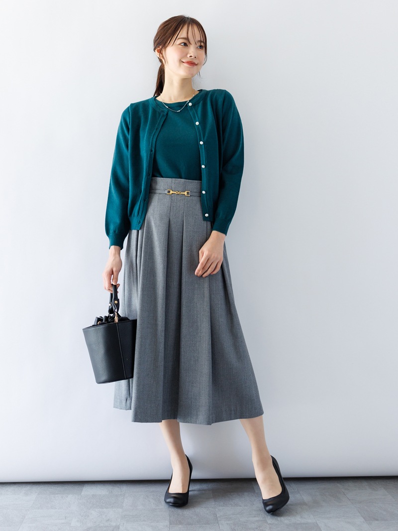 【50%OFF】丸首天竺アンサンブル