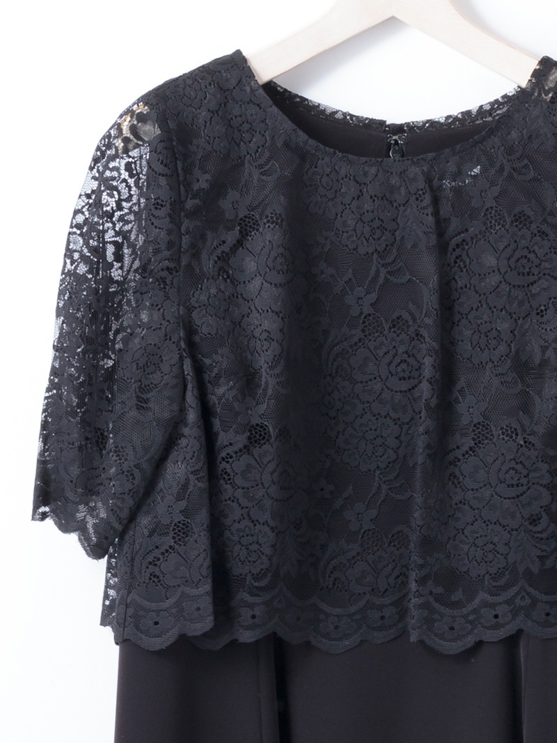 【50%OFF】フレンチキスﾚｰｽﾎﾞﾚﾛ付ﾜﾝﾋﾟｰｽ