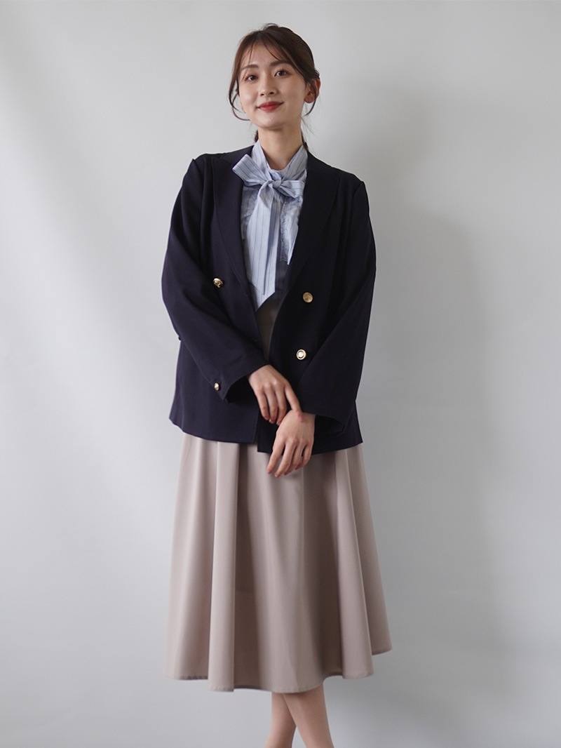 【20％OFF】タイプライターフレアースカート［丈65㎝以上］