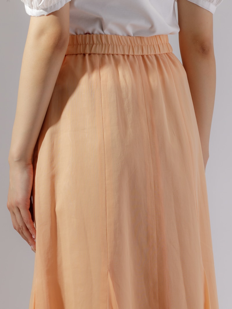 綿ボイルマチ付フレアースカート