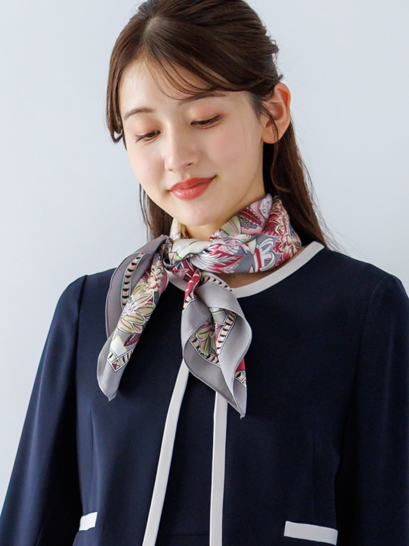 【50%OFF】花柄　大判スカーフ