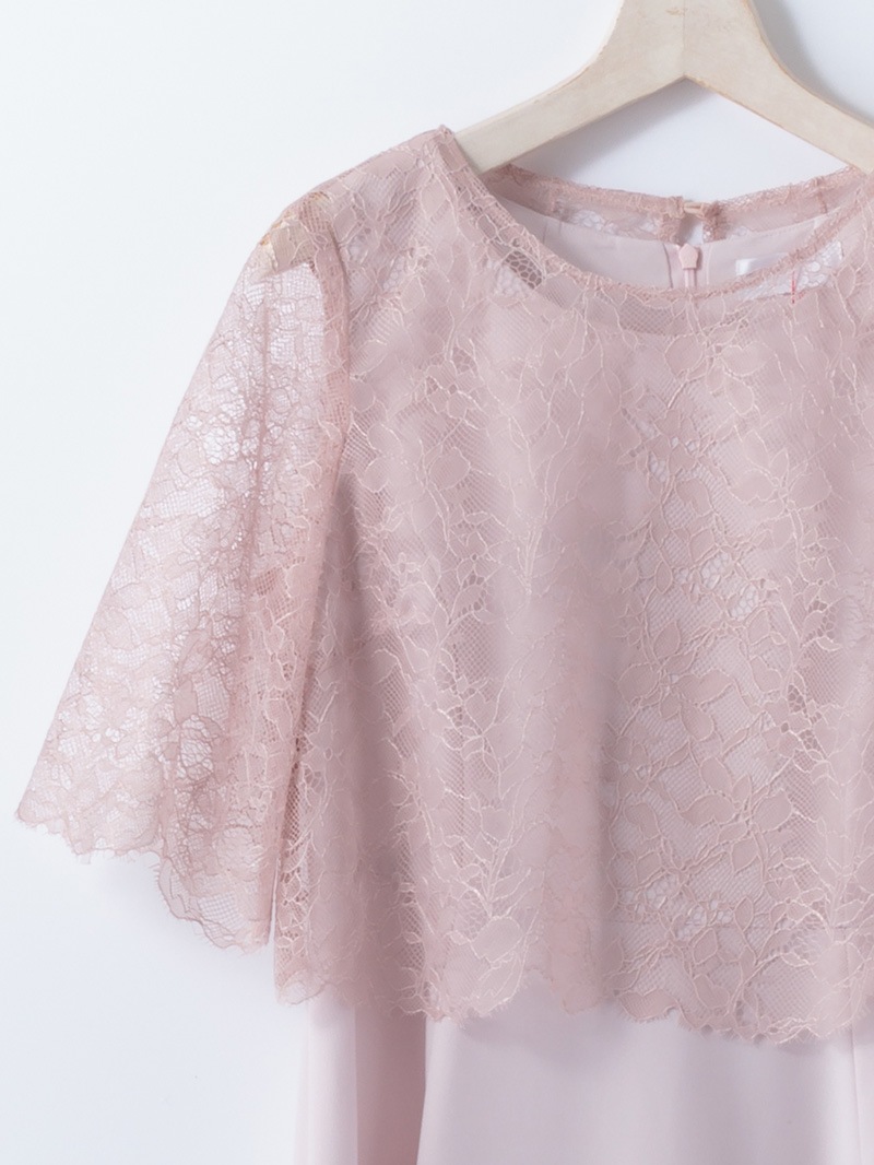 ﾉｰﾍﾞﾙﾊﾞｯｸｻﾃﾝGZﾚｰｽﾎﾞﾚﾛ付ﾜﾝﾋﾟｰｽ