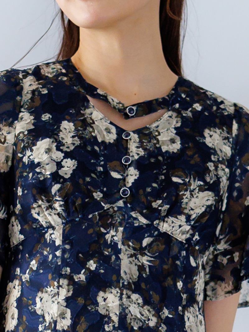 【50%OFF】ｶｯﾄｼﾞｬｶﾞｰﾄﾞ×ﾌﾟﾘﾝﾄ ﾊｷﾞﾌﾚｱｰﾜﾝﾋﾟｰｽ