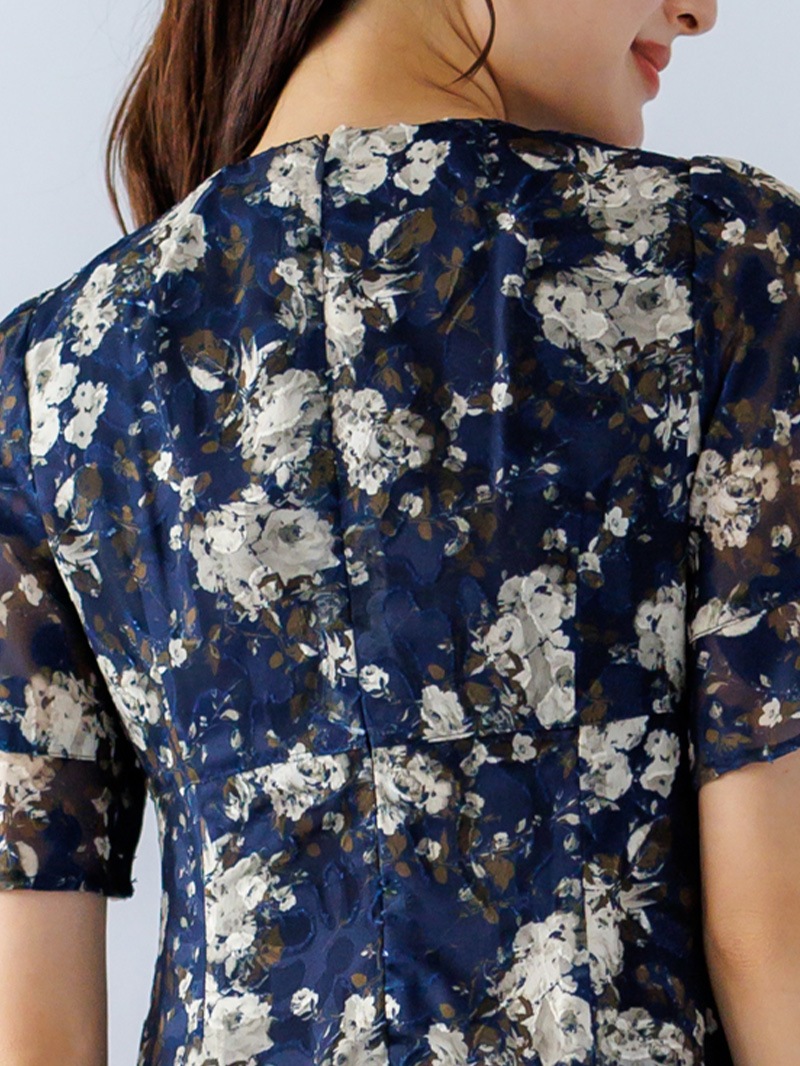 【50%OFF】ｶｯﾄｼﾞｬｶﾞｰﾄﾞ×ﾌﾟﾘﾝﾄ ﾊｷﾞﾌﾚｱｰﾜﾝﾋﾟｰｽ