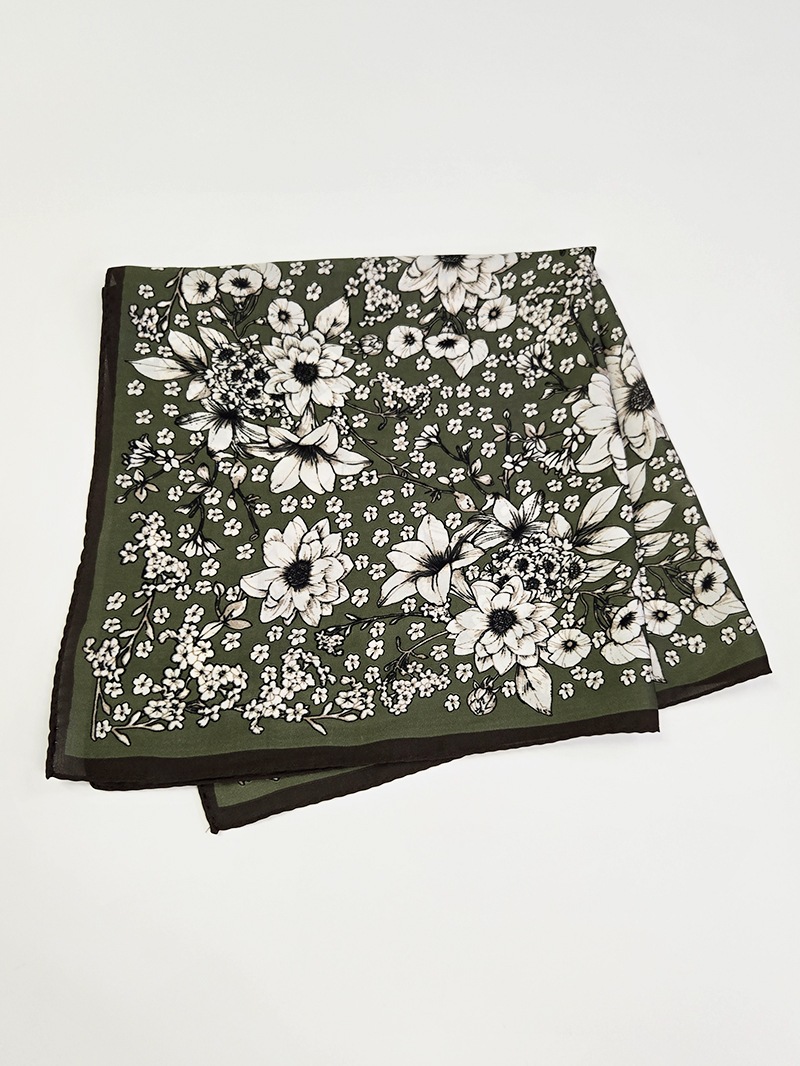 【50%OFF】花柄 スカーフ