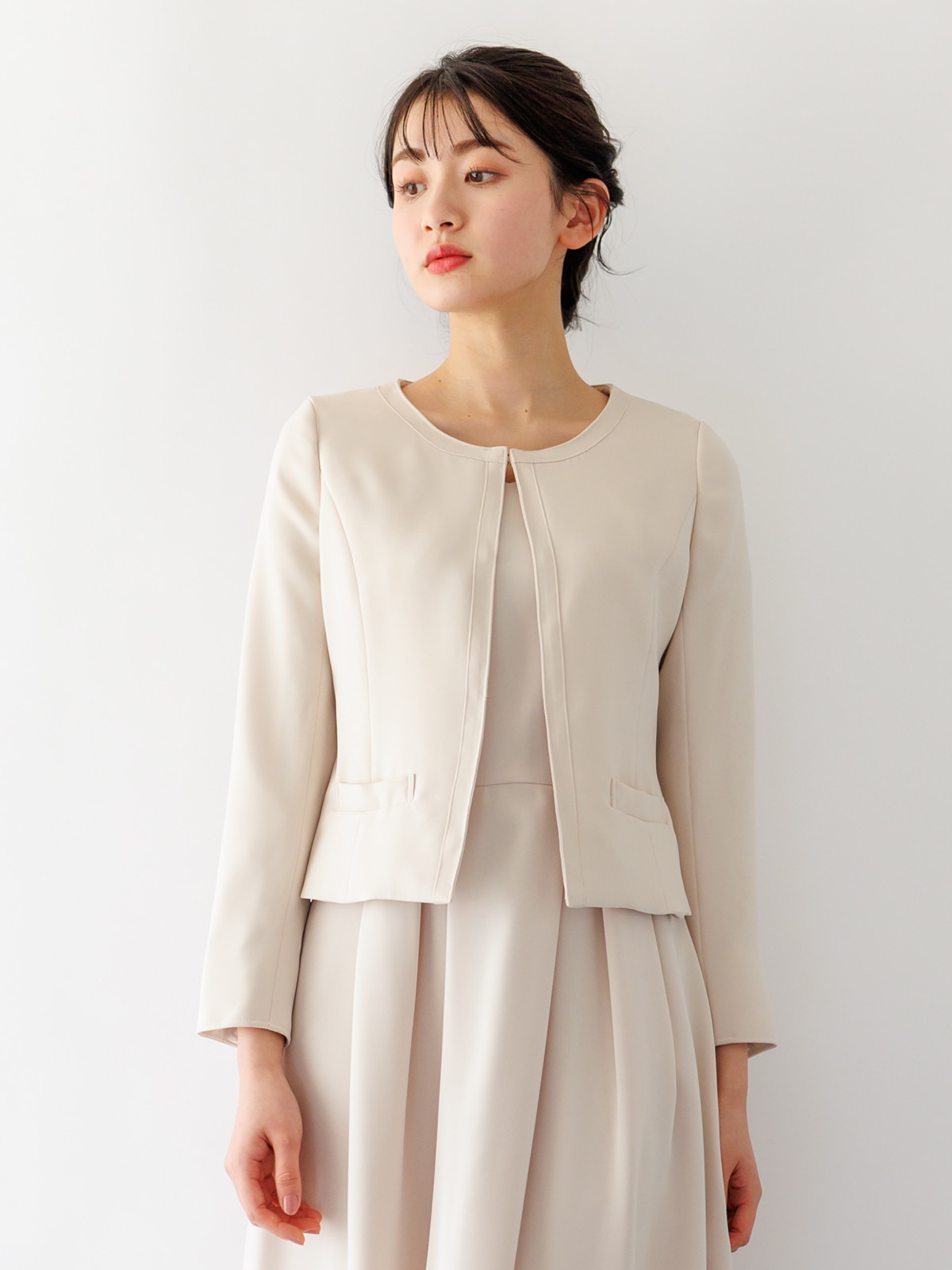 フレンチキスノーカラージャケット