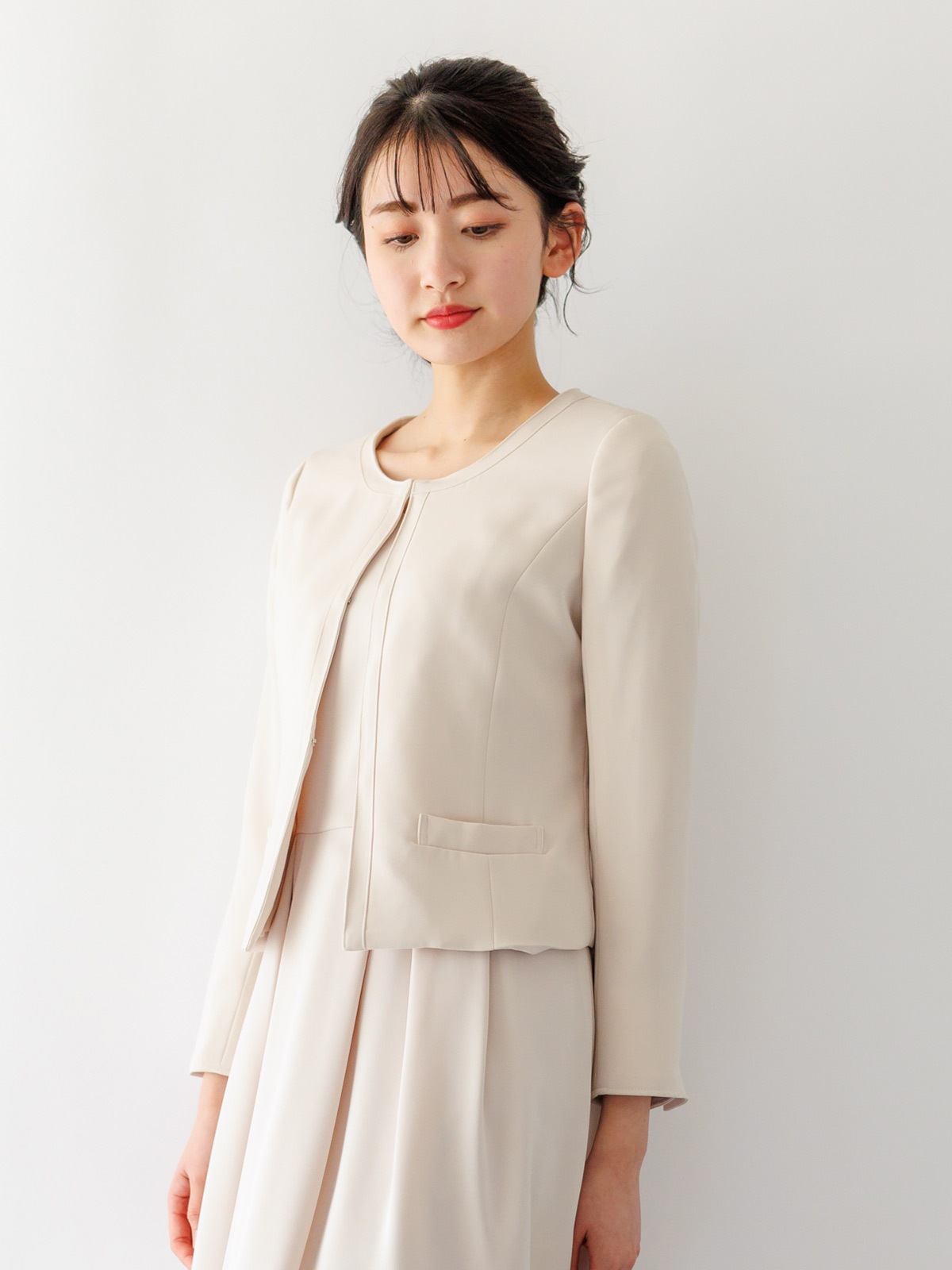 フレンチキスノーカラージャケット