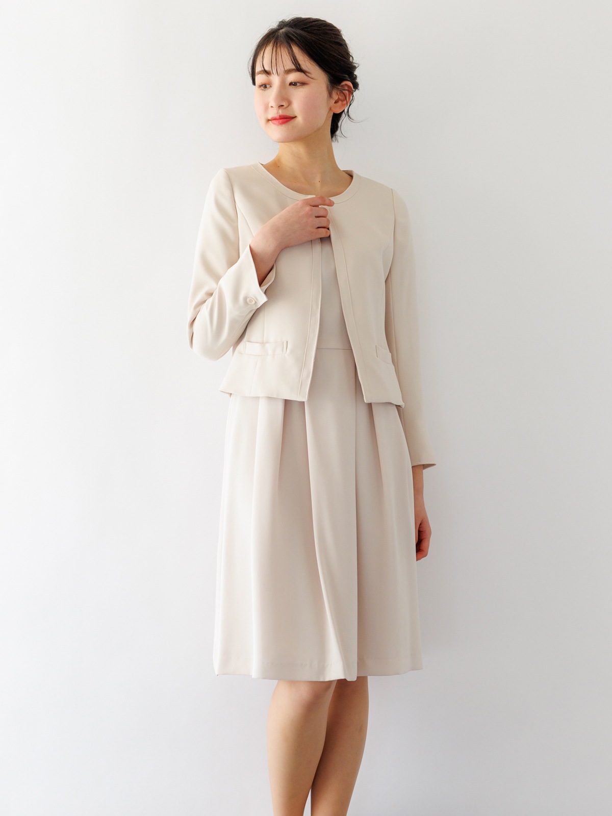 フレンチキスノーカラージャケット