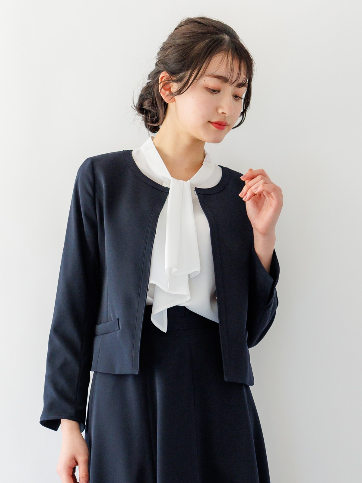 フレンチキスノーカラージャケット