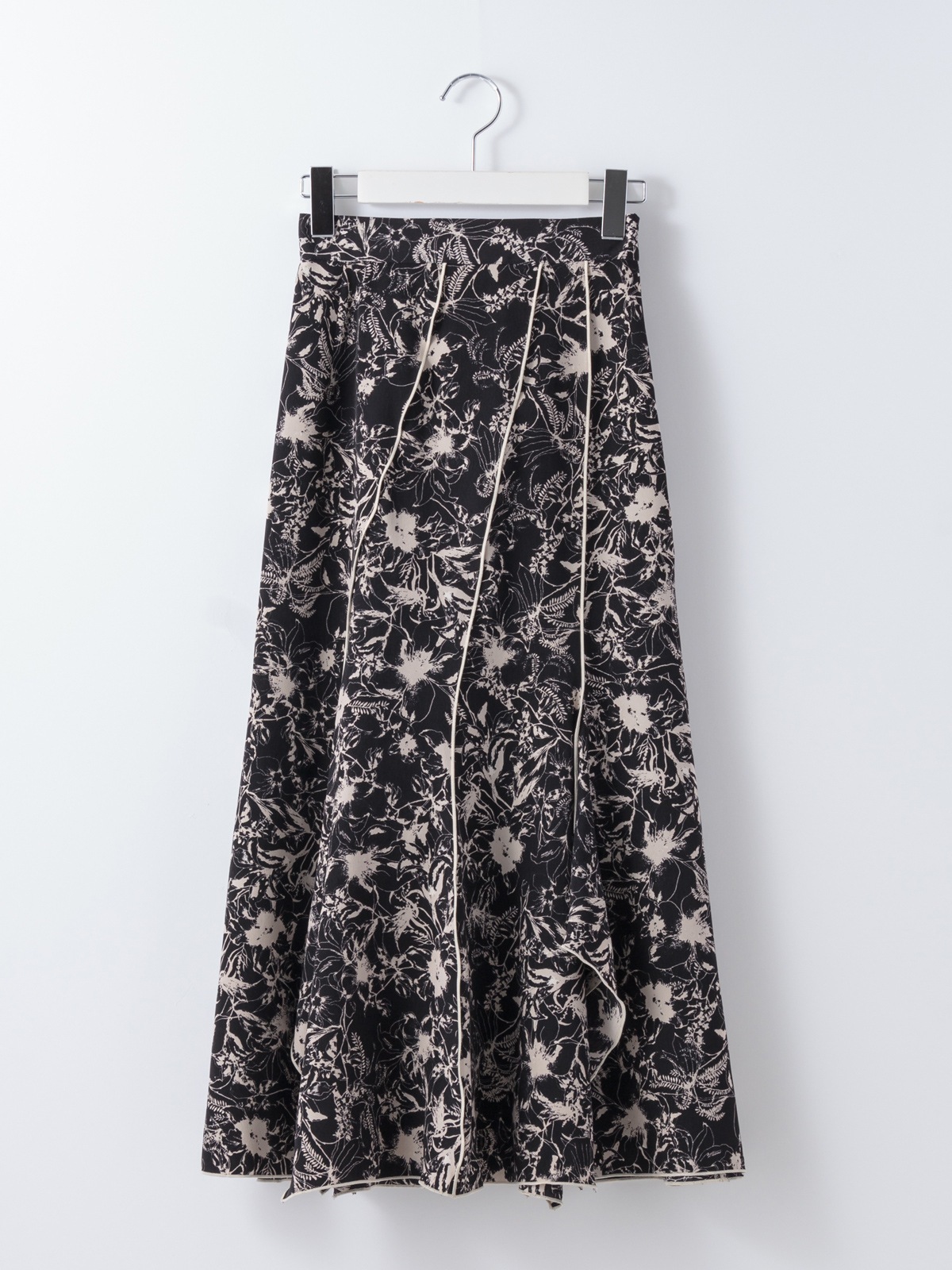 【50%OFF】花柄切替マーメイドスカート