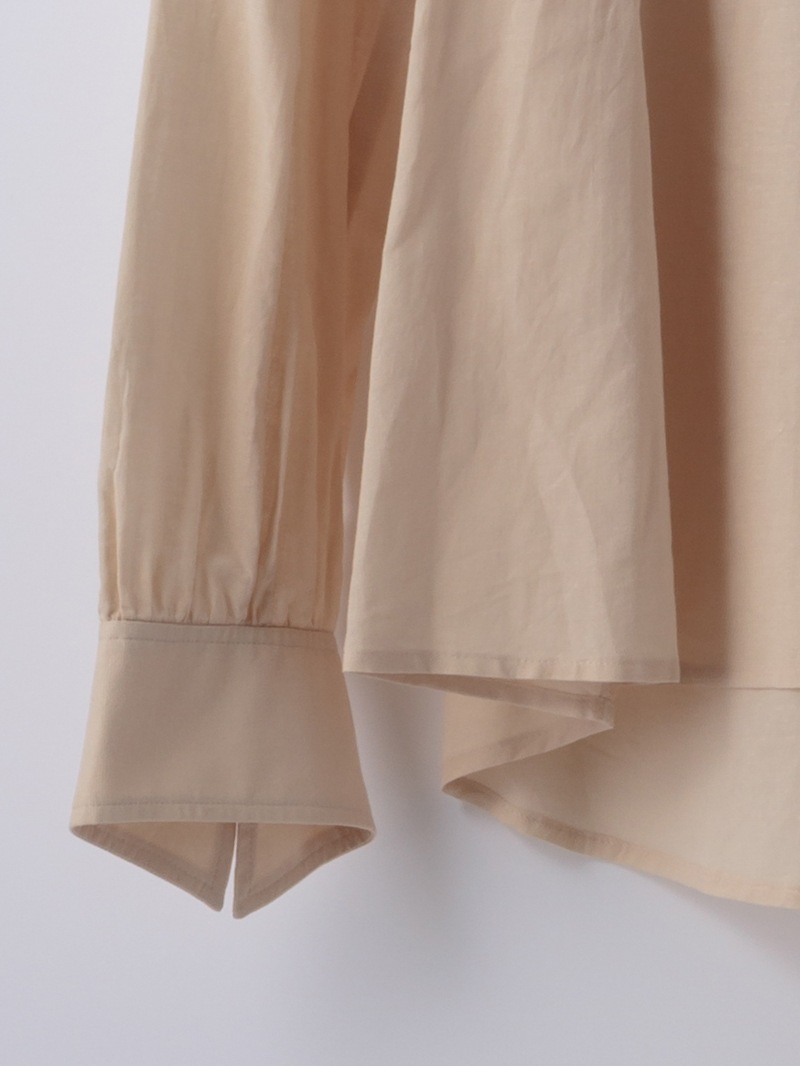 綿和紙ボイルピンタックシャツ