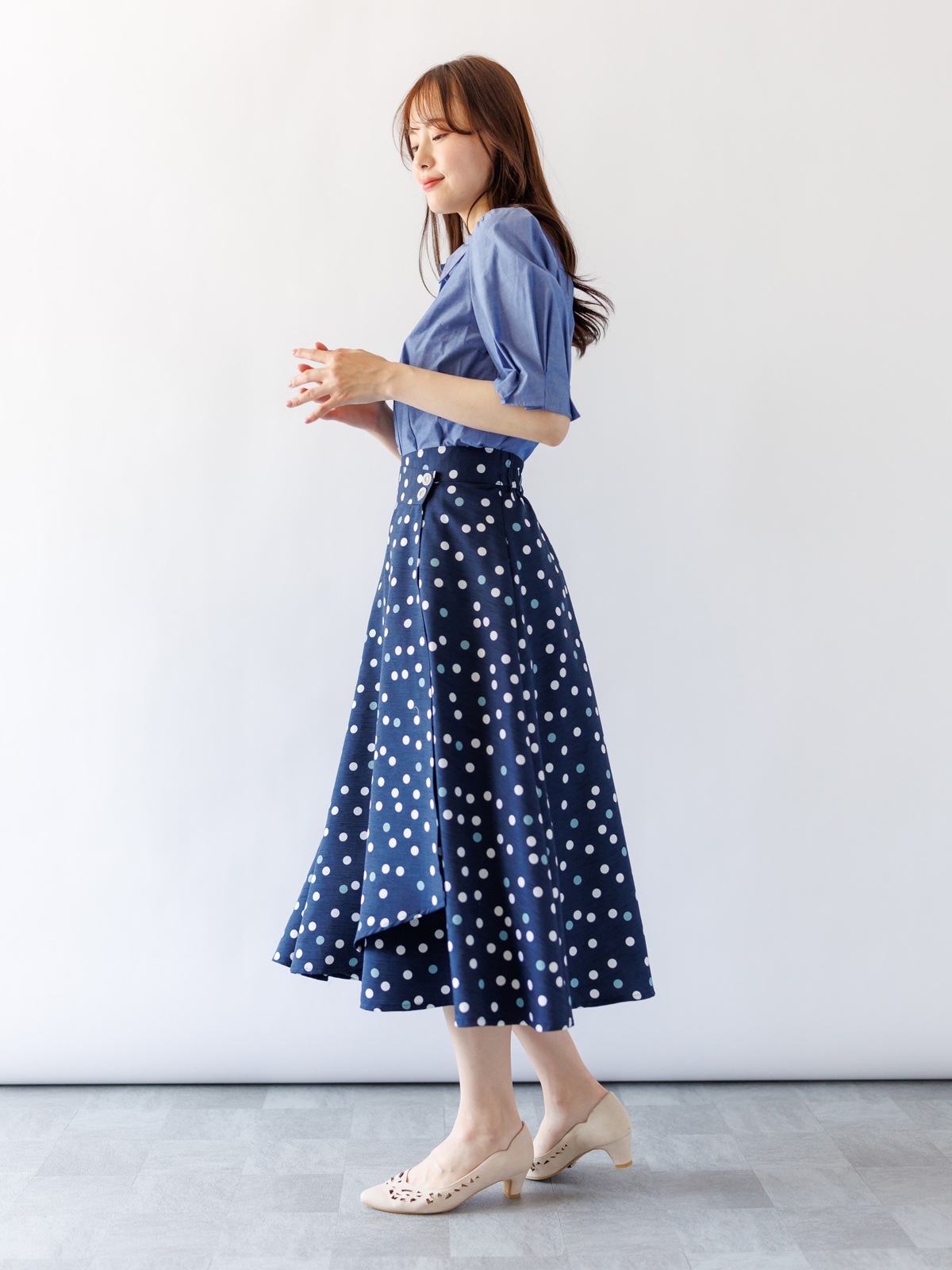 【50%OFF】シャンブレータックスリーブシャツ