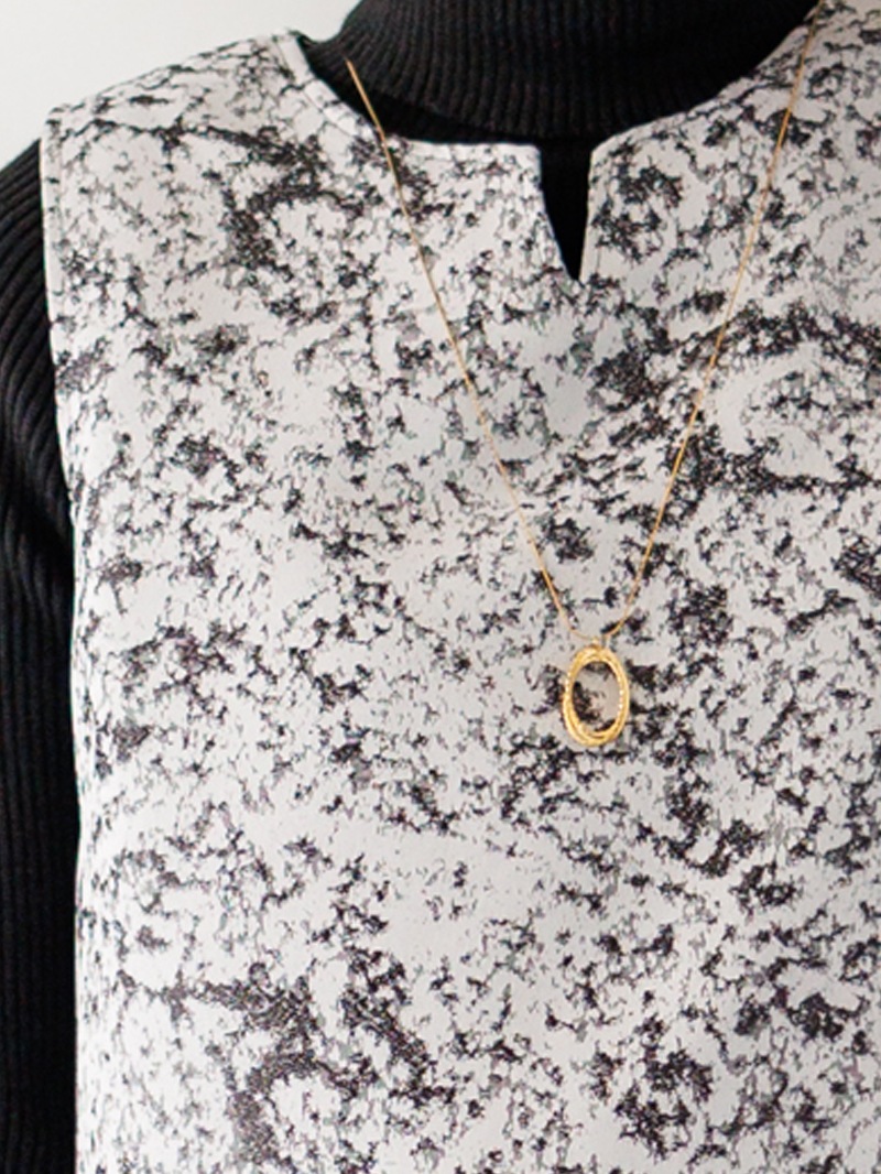ジャガード ペプラムブラウス｜KarLParkLane Style ONLINE SHOP