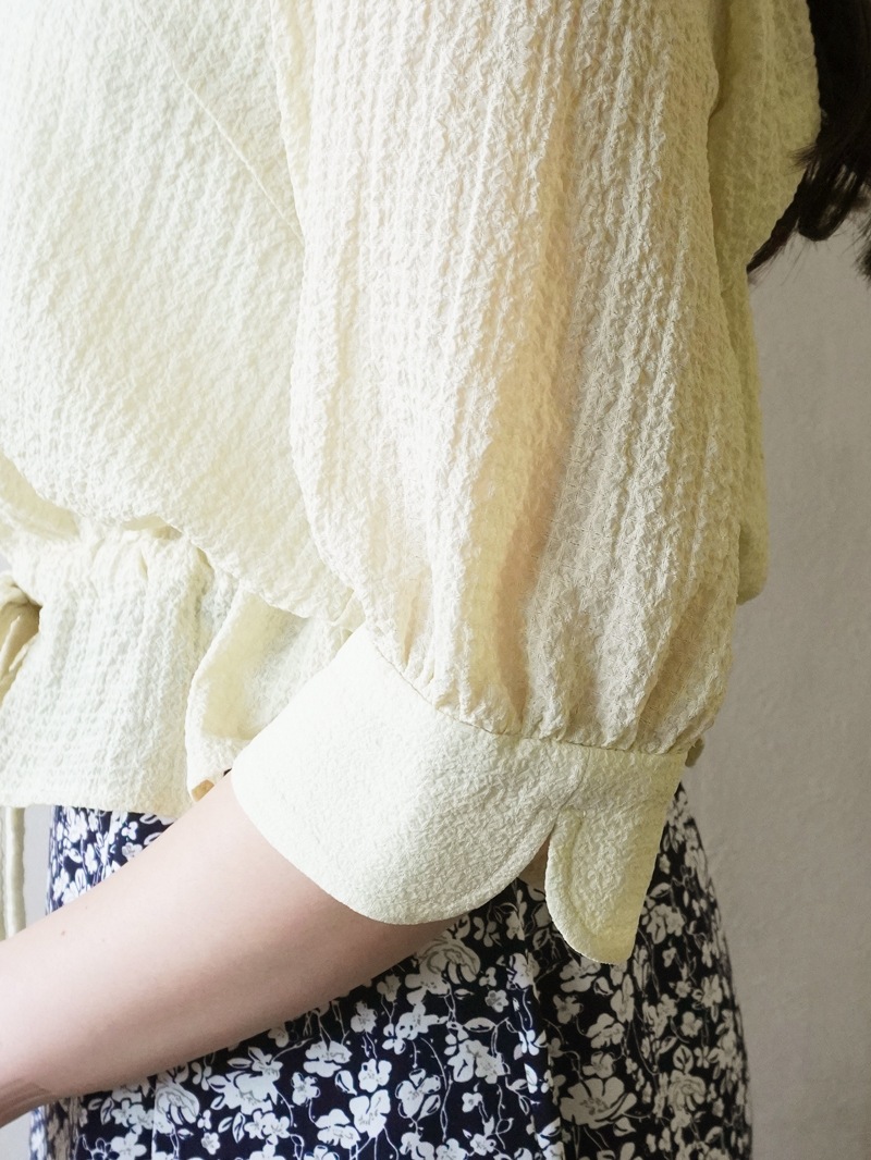 【OUTLET 2500円】シアードビー ドロストブラウス<10本以下>