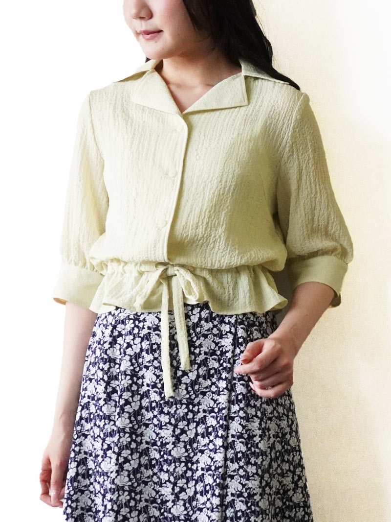 【OUTLET 2500円】シアードビー ドロストブラウス<10本以下>