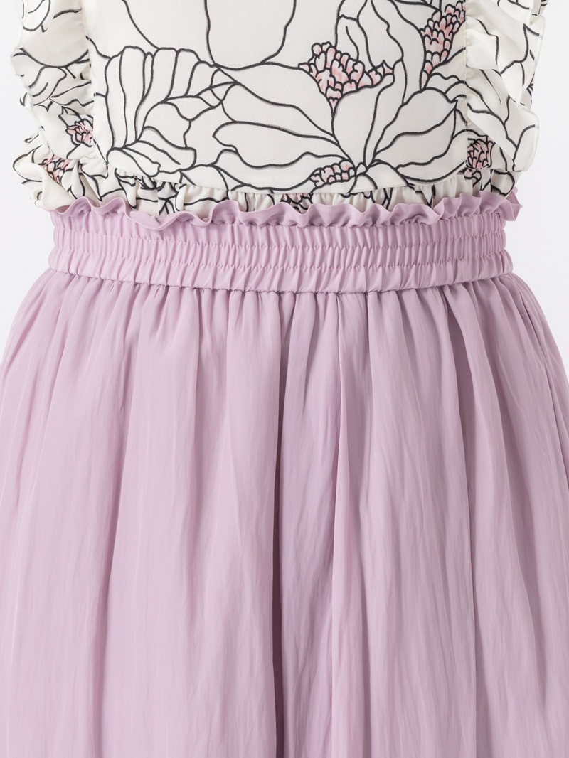 割繊デシンフリルスカート