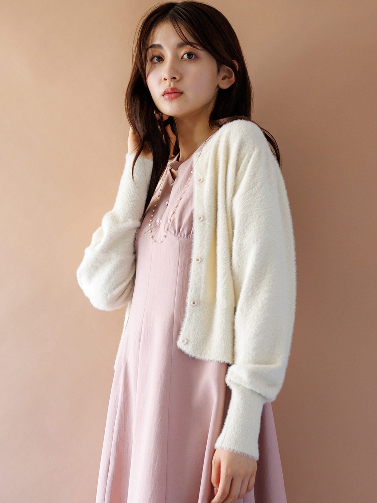 Roen ミンクファー カーディガン M Roenミンクファーカーディガン 楽天