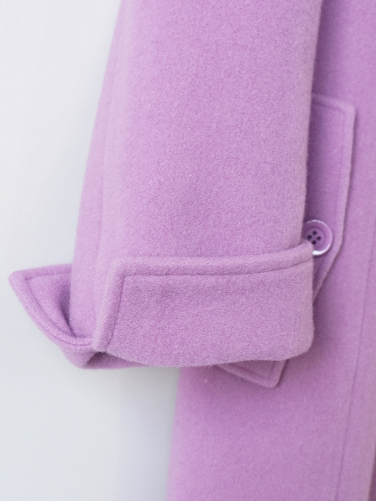 美品パオデロロイヤルブルーの比翼コート 美品パオデロロイヤルブルーの比翼コート