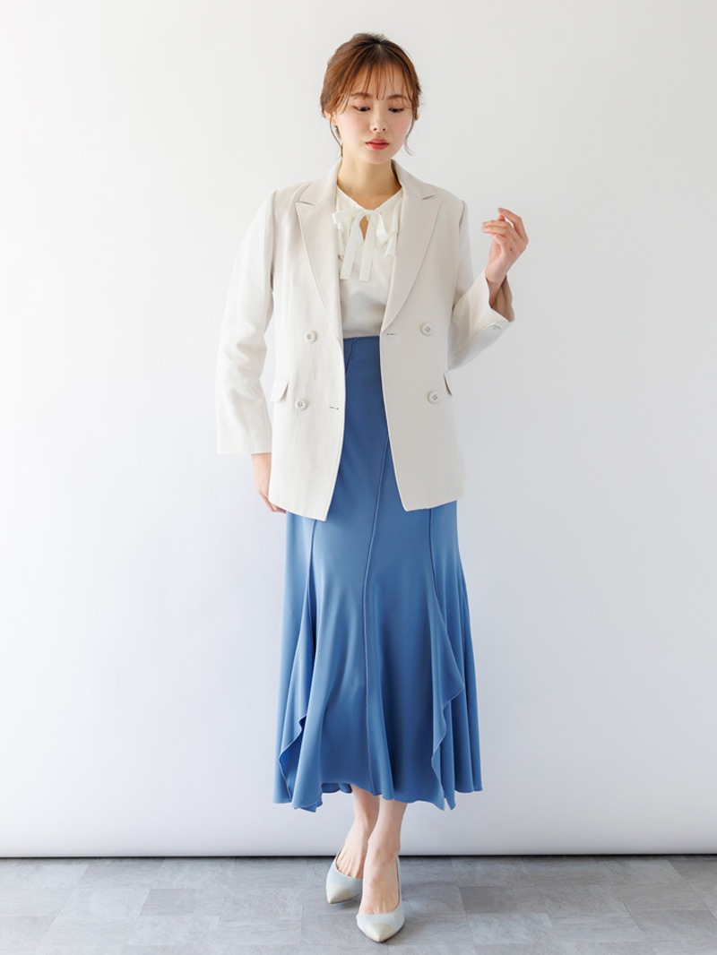 ビッグ衿リボンブラウス＜アウトレット均一価格＞｜KarLParkLane Style