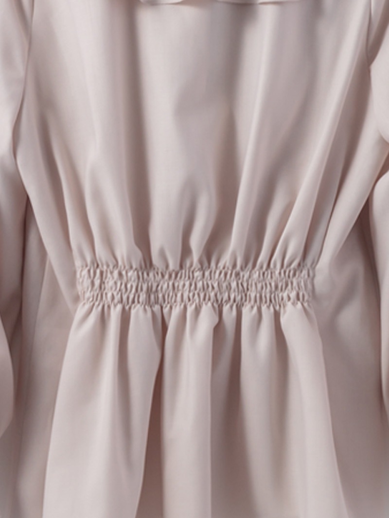 【4,500円均一】ビッグ衿リボンブラウス