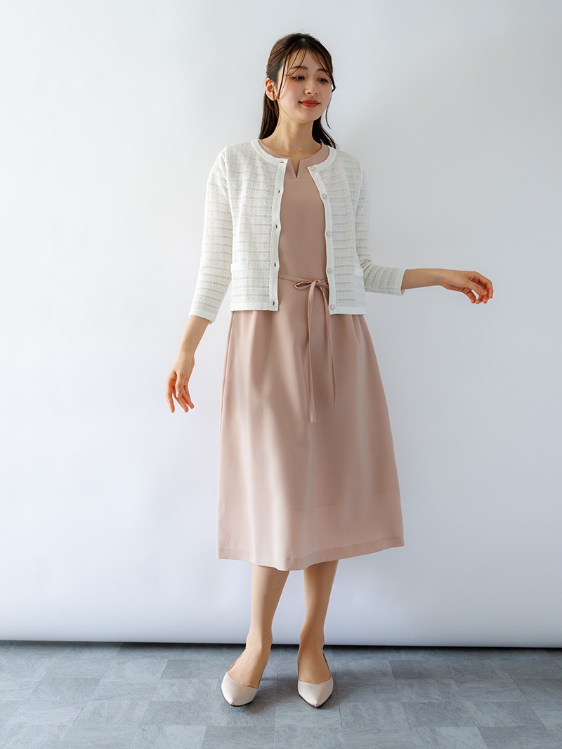 フレンチスリーブワンピース