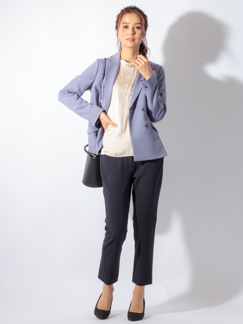 【OUTLET 2500円】割繊サテンマジョリカプリーツブラウス<10本以下>