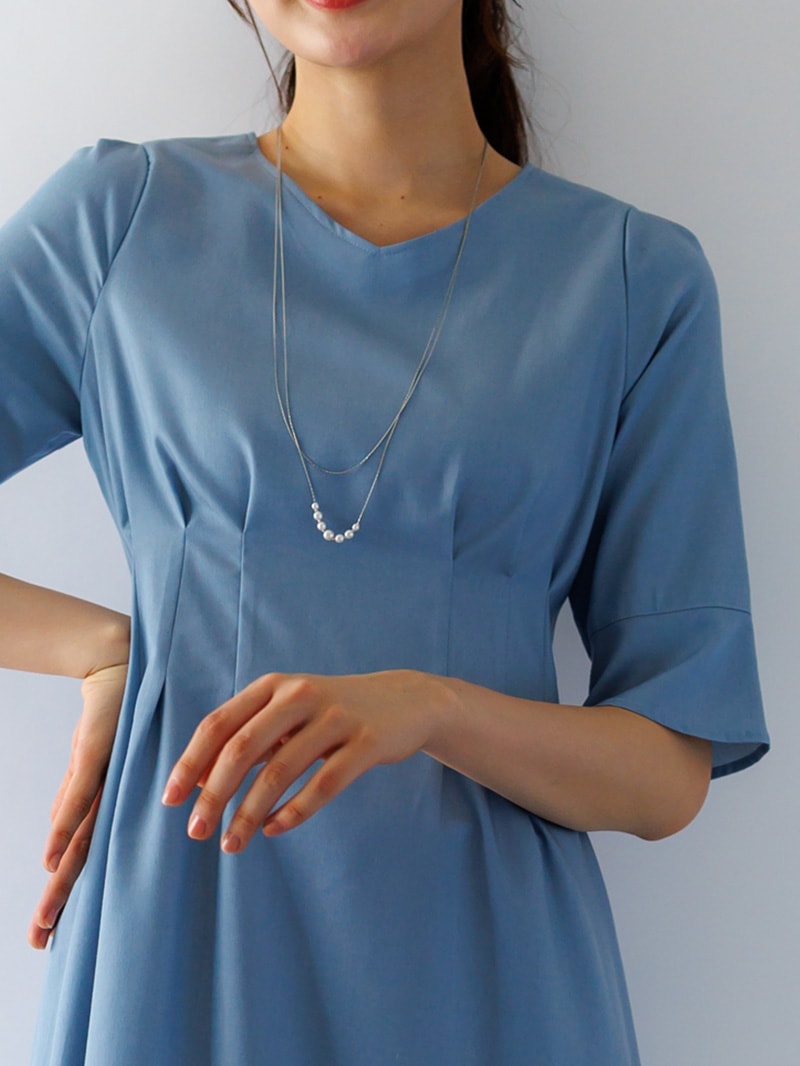 リヨポリツイルライト 後シャーリングワンピース